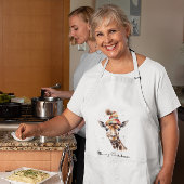 Gezellige Safari Kerstmis, op maat Lang Schort