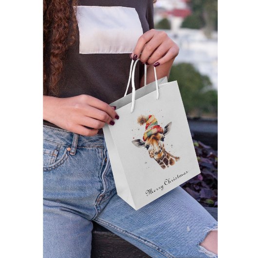 Gezellige Safari Kerstmis, op maat Medium Cadeauzakje