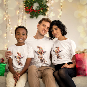 Gezellige Safari Kerstmis, op maat T-shirt