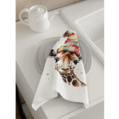 Gezellige Safari Kerstmis, op maat Theedoek