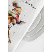 Gezellige Safari Kerstmis, op maat Theedoek