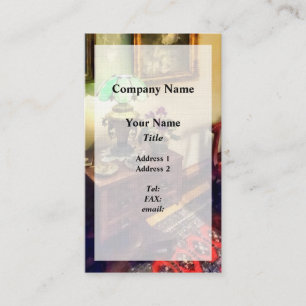 Gezellige Salon met Bloemblad Lamp Visitekaartje