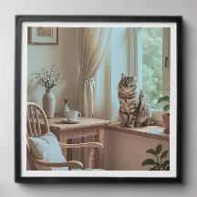 Gezellige Scandinavische Hoek met Kat
