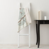 Gezellige schaatsbaan Winter illustratie Sherpa Deken (In situ)