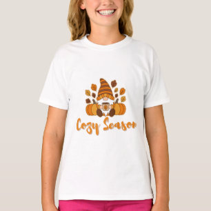 Gezellige Seizoen   Herfst Esthetisch Ontwerp voor T-shirt