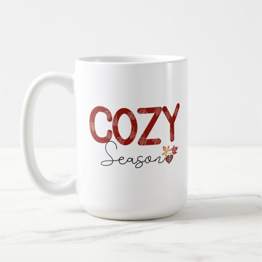 Gezellige seizoen herfst Mok (Links)