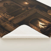 Gezellige Sherpa Blanket Dark Academia Gift voor d Sherpa Deken (3/4)