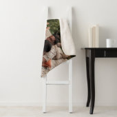 Gezellige sherpa gepersonaliseerde foto deken - aa (In situ)