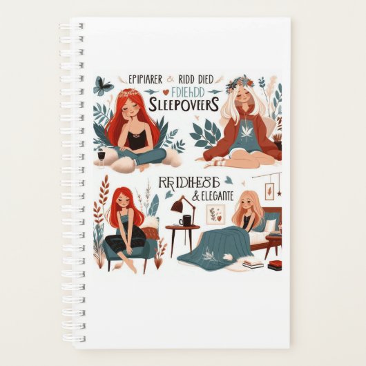 Gezellige Sleepover Planner (Voorkant)