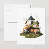 Gezellige Snail Shell Cottages Briefkaart (Voorkant / Achterkant)