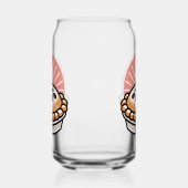 Gezellige taart illustratie: warme taarten warmere blikvorm glas (Links)