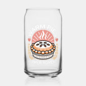 Gezellige taart illustratie: warme taarten warmere blikvorm glas (Voorkant)