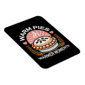 Gezellige taart illustratie: warme taarten warmere magneet (Rechterzijde)