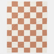 Gezellige Terracotta Roest & Crème Buffalo Rut