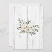 Gezellige Thanksgiving Diner Pompoen Herfst Flower Kaart (Achterkant)