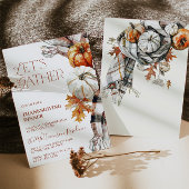 Gezellige Thanksgiving-uitnodiging - Laten we same Kaart