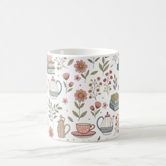 Gezellige thee en boeken Mok (Center)