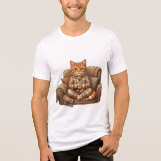 Gezellige Theetijd Kat Tri-Blend Shirt