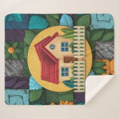 Gezellige thuishaven sherpa deken (Voorkant (horizontaal))