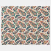 Gezellige Tribal Etnische Deken Geometrische Boho  (Voorkant (Horizontaal))