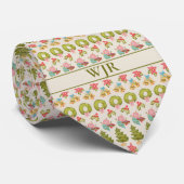 Gezellige trui Geïnspireerd Kerstvakantie Initiale Stropdas (Opgerold)