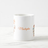 Gezellige Trui Weer Mok met Aangepaste Naam | herf (Center)