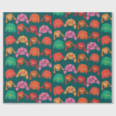 Gezellige truien kerstinpakpapier cadeaupapier (Vlak)