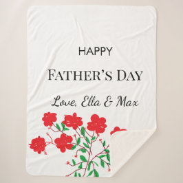 Gezellige vaderdag deken