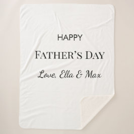 Gezellige vaderdag deken