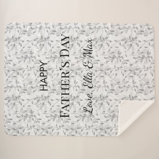 Gezellige vaderdag deken (Voorkant (horizontaal))