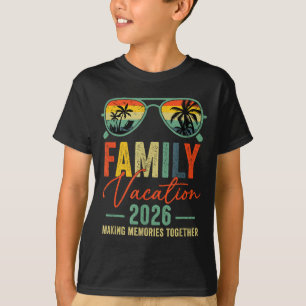 Gezellige vakantie 2026 strand bijpassende zomer v t-shirt