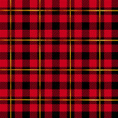Gezellige vakantie Classic Tartan Plaid Rood Zwart Fleece Deken