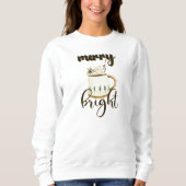 Gezellige vakantie Mok Design met kerstbomen Trui (Voorkant)