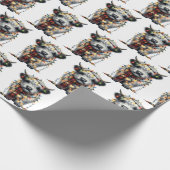 Gezellige vakantie wezens cadeaupapier (Hoek)