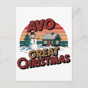 Gezellige vakantiewallpaper voor magische winterna feestdagenkaart