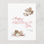 Gezellige vakantiewensen briefkaart (Voorkant)