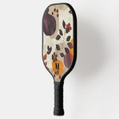 Gezellige val verlaat moderne monogram pickleball paddle (Links)