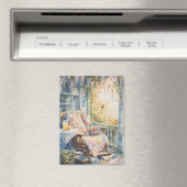 Gezellige veranda met quilt en limonade charme magneet (Insitu (Vaatwasser))