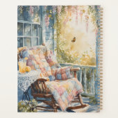 Gezellige veranda met quilt en limonade charme planner (Achterkant)