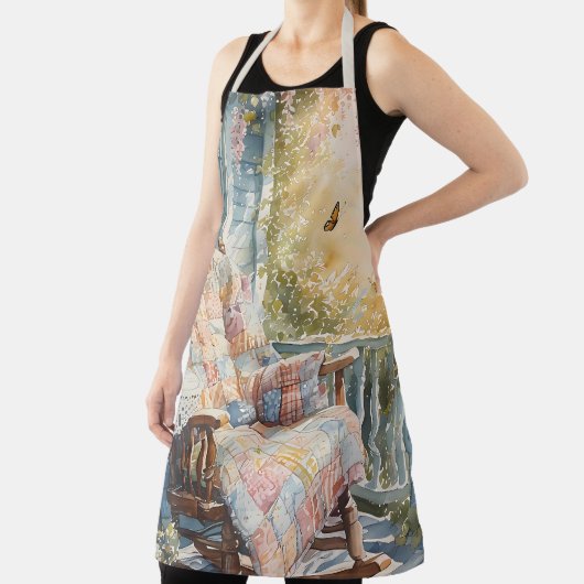 Gezellige veranda met quilt en limonade charme schort (Insitu)