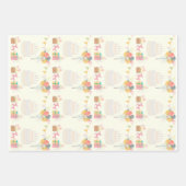 Gezellige verjaardag Kaart Inpakpapier Vel (Voorkant 3)