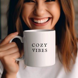 Gezellige Vibes Herfst Mok Modern Minimal Coffee C