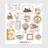 Gezellige  Vibes Sticker Sheet (Vel)