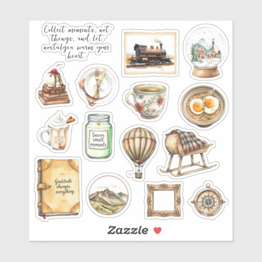 Gezellige  Vibes Sticker Sheet (Vel)