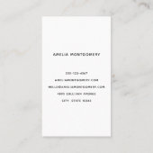 Gezellige Victoriaans open haard kerst Visitekaartje (Achterkant)