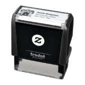 Gezellige Victoriaans open haard kerstadres Zelfinktende Stempel (Product)