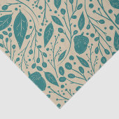 Gezellige Vintage Christmas Bliss Blue Tissuepapier (Detail)