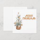 Gezellige vintage kerstboom (Voorkant / Achterkant)