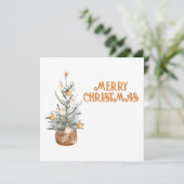 Gezellige vintage kerstboom (Staand voorkant)