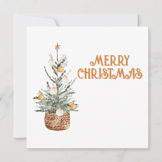 Gezellige vintage kerstboom (Voorkant)